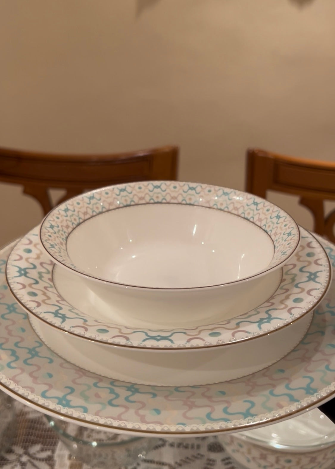 Service a Table Vert 53pcs + Cadeau 36pcs